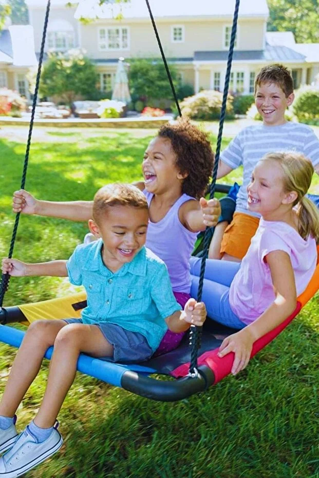 Gondol Renkli Çocuk Salıncağı 